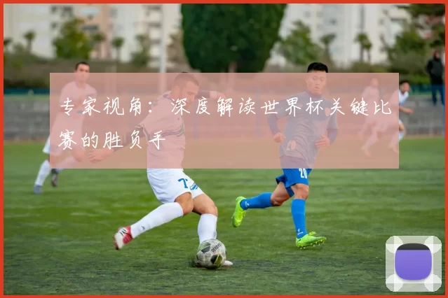 专家视角：深度解读世界杯关键比赛的胜负手